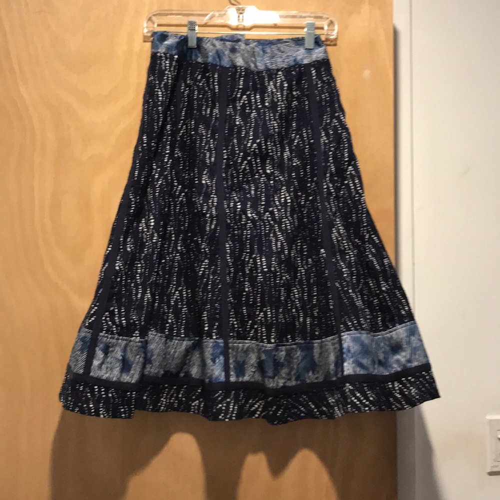 Coldwater Creek navy skirt